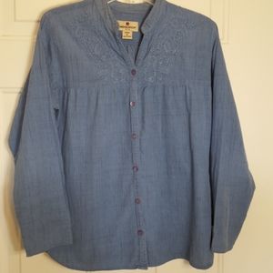 Woolrich 100% Cotton button down top